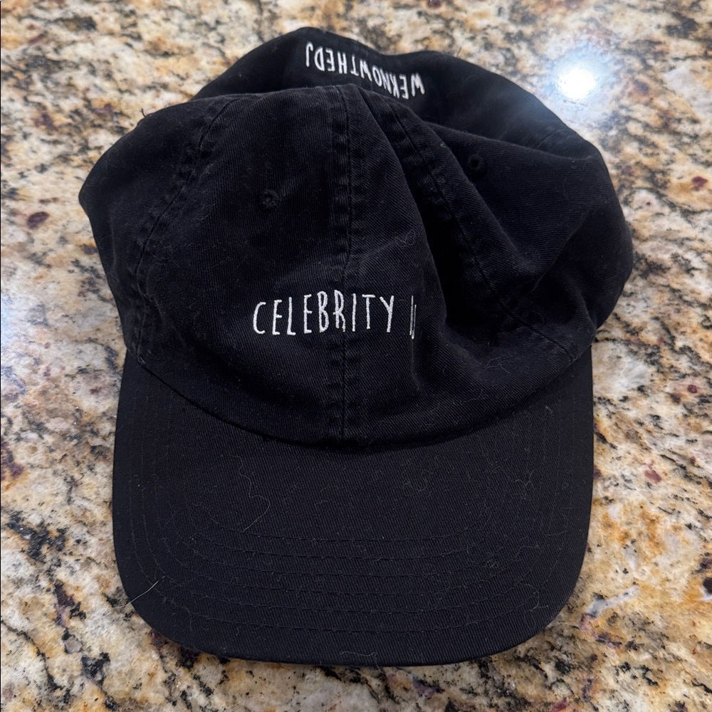 Celebrity DJ black hat